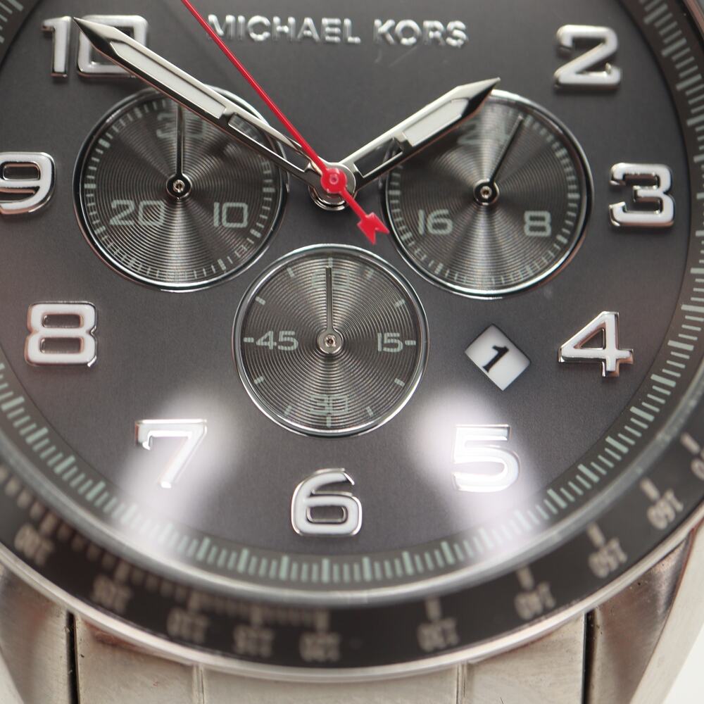 Michael Kors Bradshaw Mens Jumbo 48mm Chronograph Watch MK8245 w New Battery - Picture 6 of 10
